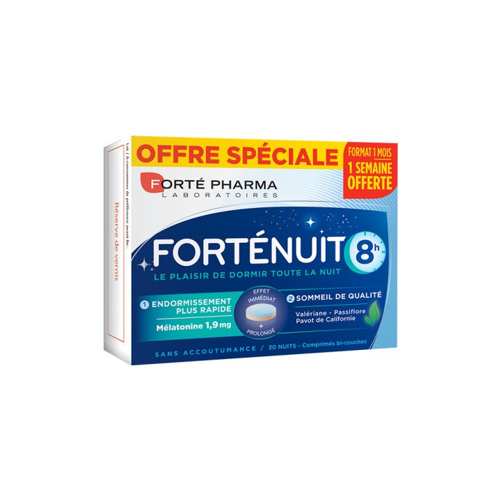 Forté Nuit 8h Dosage Fort x30cpr Forté Pharma