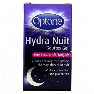 Optone Hydra Nuit contre les yeux secs, irrités