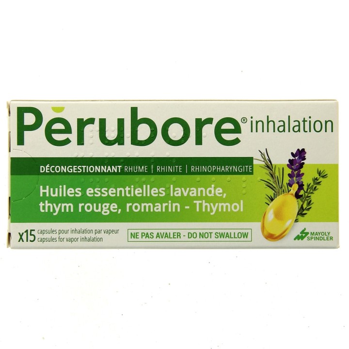 Perubore inhalation 15capsule, Médicament Rhume - Pharmacie IllicoPharma