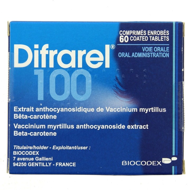 Difrarel 100mg 60cpr, Jambes lourdes, varices, e-Pharmacie IllicoPharma