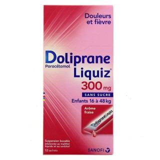 Doliprane Liquiz 300mg - Médicament en ligne - IllicoPharma