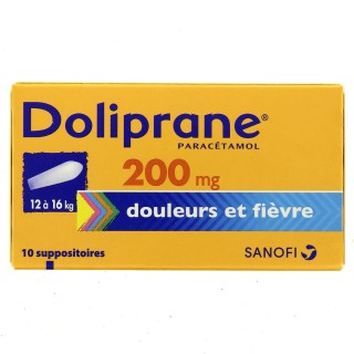Médicament Doliprane 200mg Suppositoire - IllicoPharma