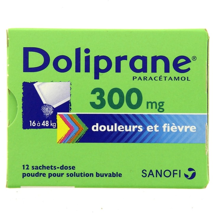 Médicament Doliprane 300mg 12sachets - Pharmacie en ligne IllicoPharma