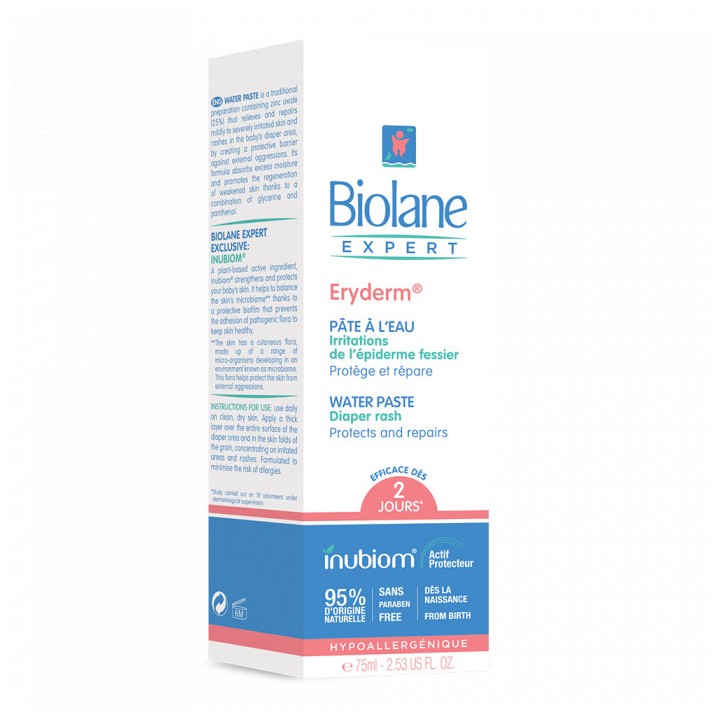 Eryderm Pâte à l'eau 75ml Biolane