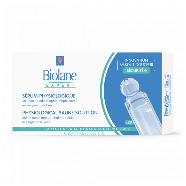 Sérum physiologique 20x5ml Biolane