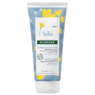 Crème hydratante 200ml Klorane Bébé - Soins visage du bébé - IllicoPharma