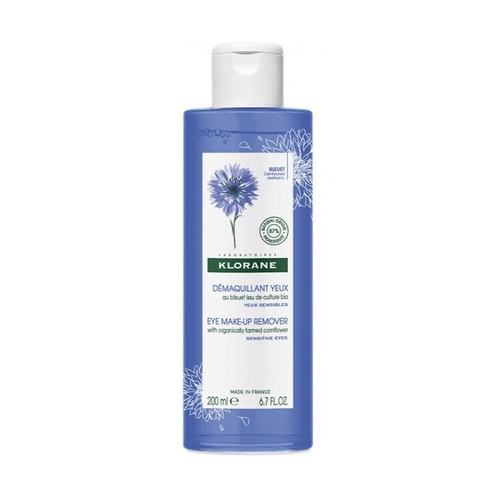 Lotion démaquillante au bleuet 200ml - Klorane - Démaquillant - IllicoPharma
