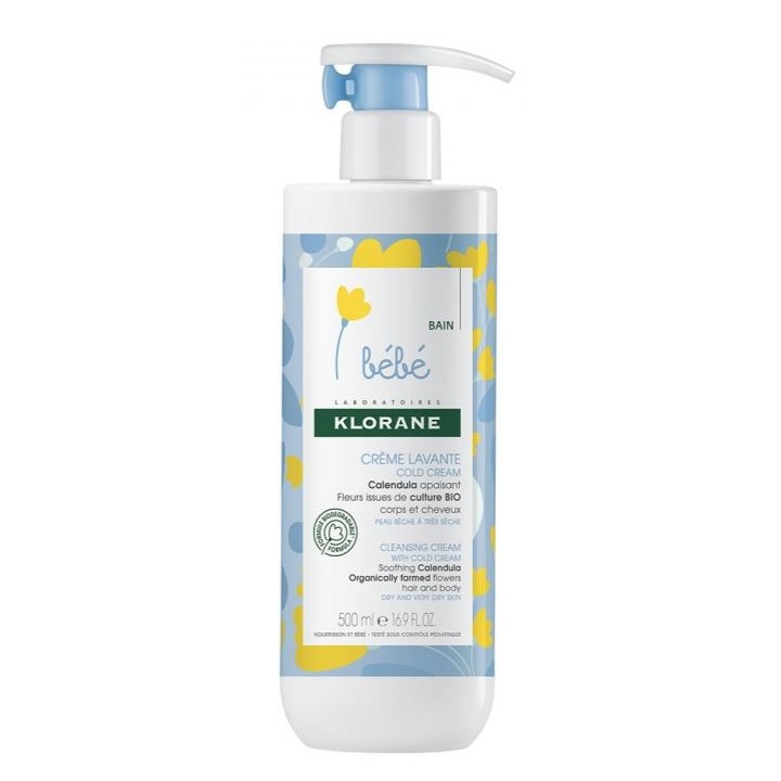 Crème lavante Cold Cream 500ml Klorane