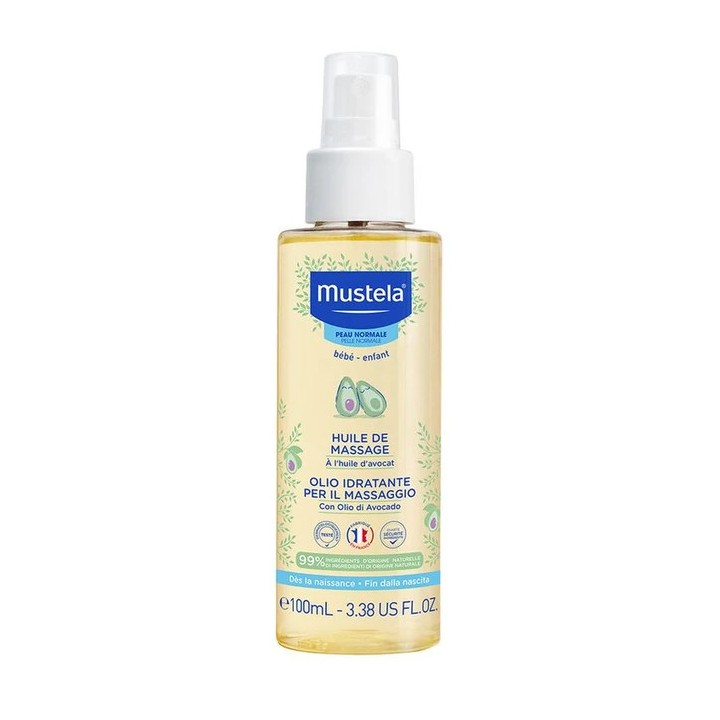Huile de massage - Mustela - Soins du corps de bébé - IllicoPharma