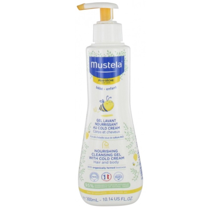 Gel lavant cold cream - Mustela - Nettoyants, eaux parfumées - IllicoPharma