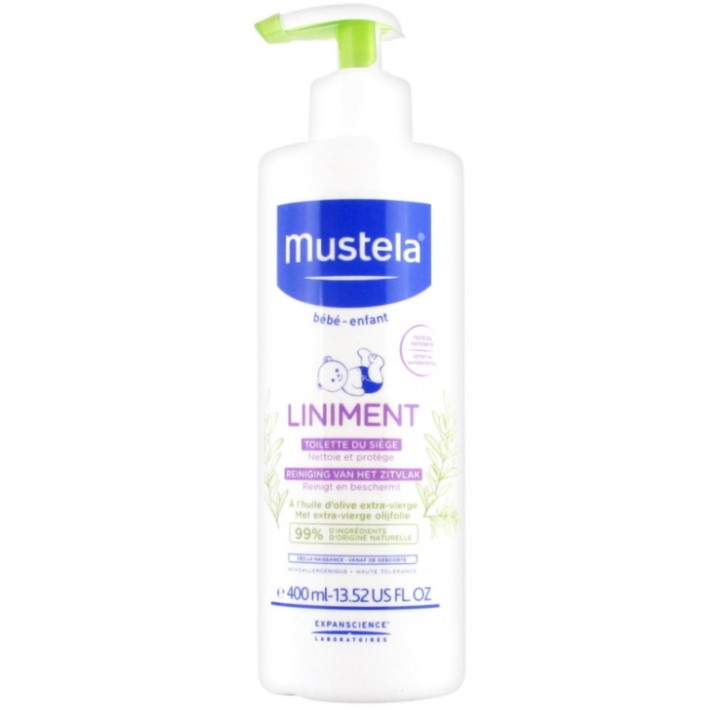 Liniment Dermo-protecteur Mustela - Change du bébé, toilette du siège - IllicoPharma