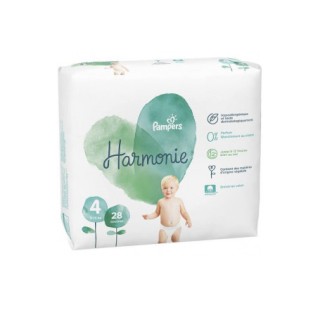 Pampers Harmonie T4 x28 - En vente chez Illicopharma