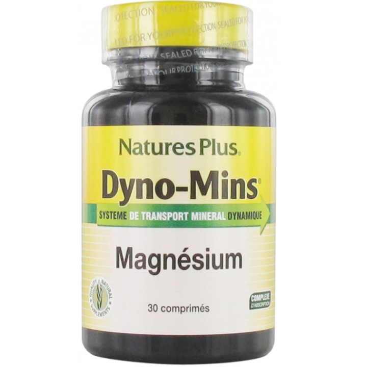 Natures Plus Dyno Mins Magnesium x30 comprimés