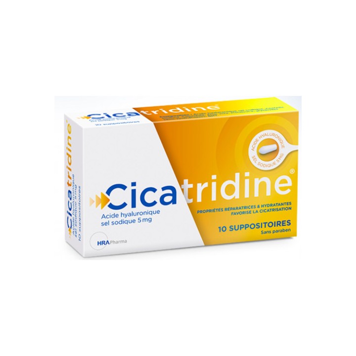 Cicatridine x10 suppositoires - Fissures anales