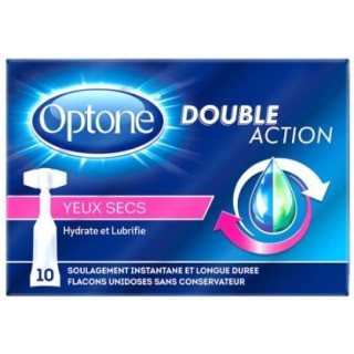 Optone Double Action Monodoses Yeux secs x10