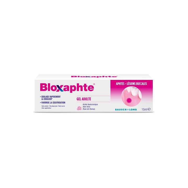 Bloxaphte Gel Adulte 15ml Bausch & Lomb - IllicoPharma