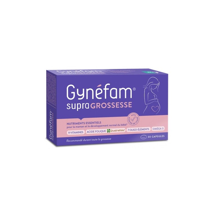 Gynefam Supra x30 capsules - Préparation à la grossesse - IllicoPharma