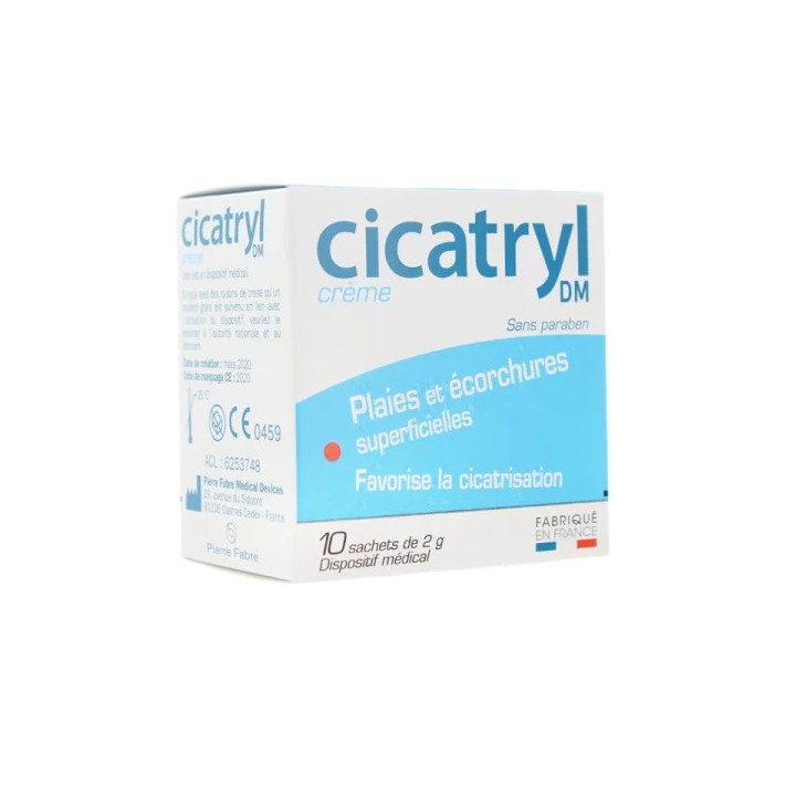 Cicatryl DM Crème - 10 sachets 2g - IllicoPharma
