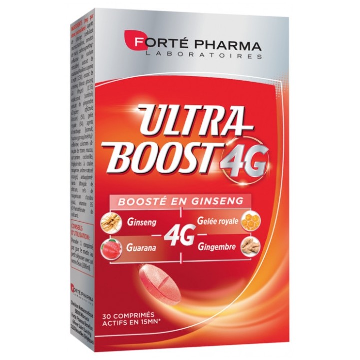 Ultra boost 4G x30 comprimés Forté Pharma - En vente chez Illicopharma