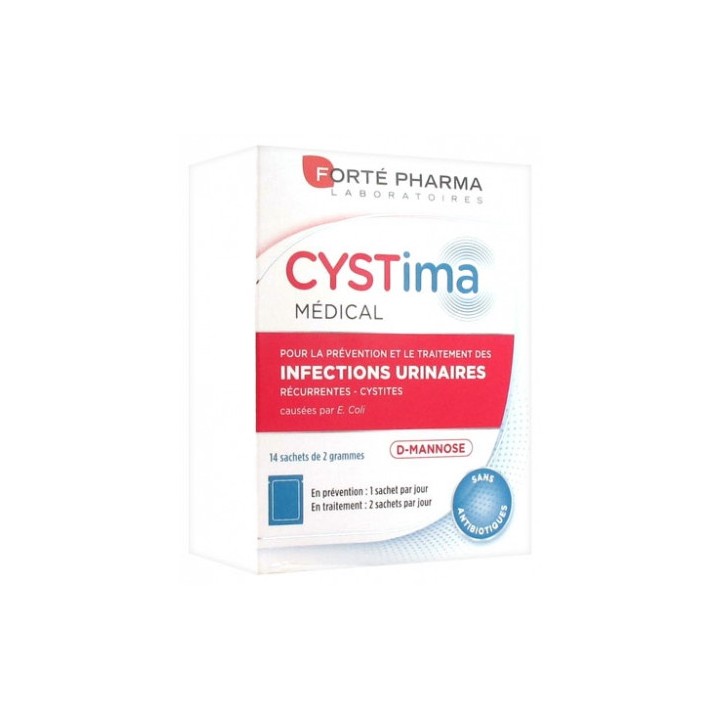 Cystima Médical x14 sachets Forté Pharma - Infections urinaires - 14 sachets