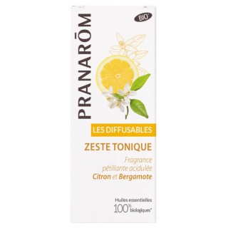Les Diffusables Zeste Tonique Bio 30ml Pranarôm - IllicoPharma