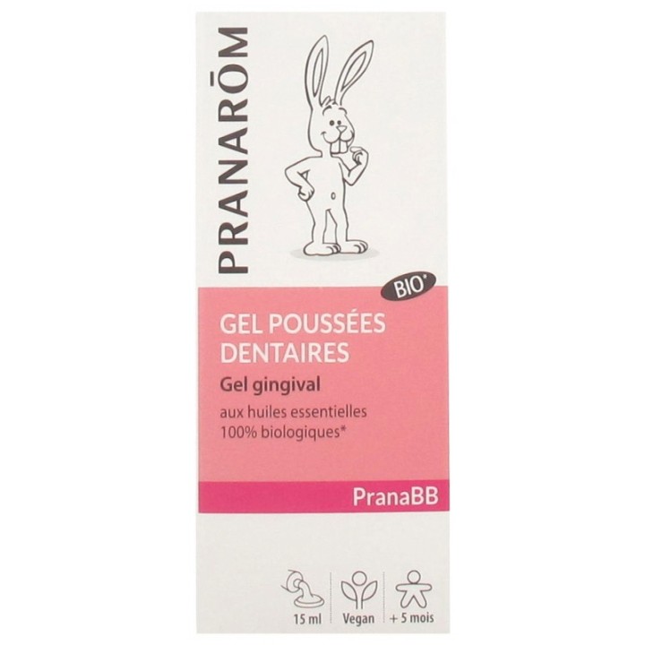 PranaBB Gel Poussées Dentaires Bio 15ml - Pranarôm - IllicoPharma