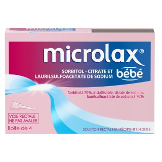 Microlax Bébé, Médicament Troubles digestifs du bébé - Pharmacie IllicoPharma