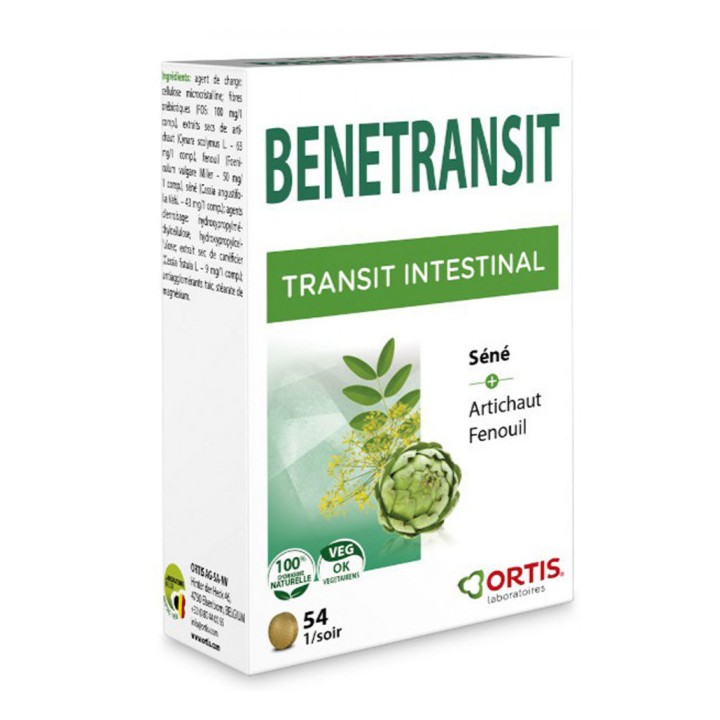 Benetransit 54 comprimés - Ortis - Digestion, Transit