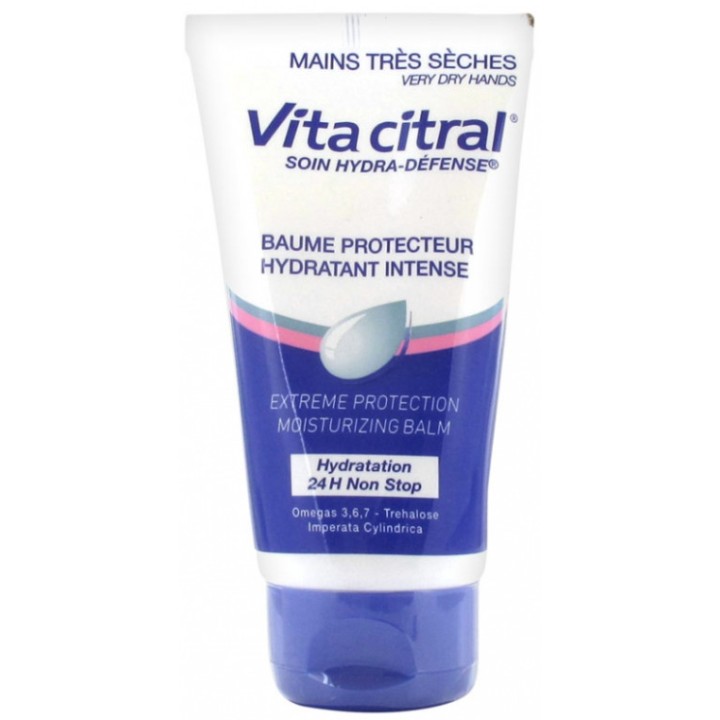 Baume mains hydradéfense Vitacitral 75ml - Crèmes mains - Pharmacie en ligne IllicoPharma