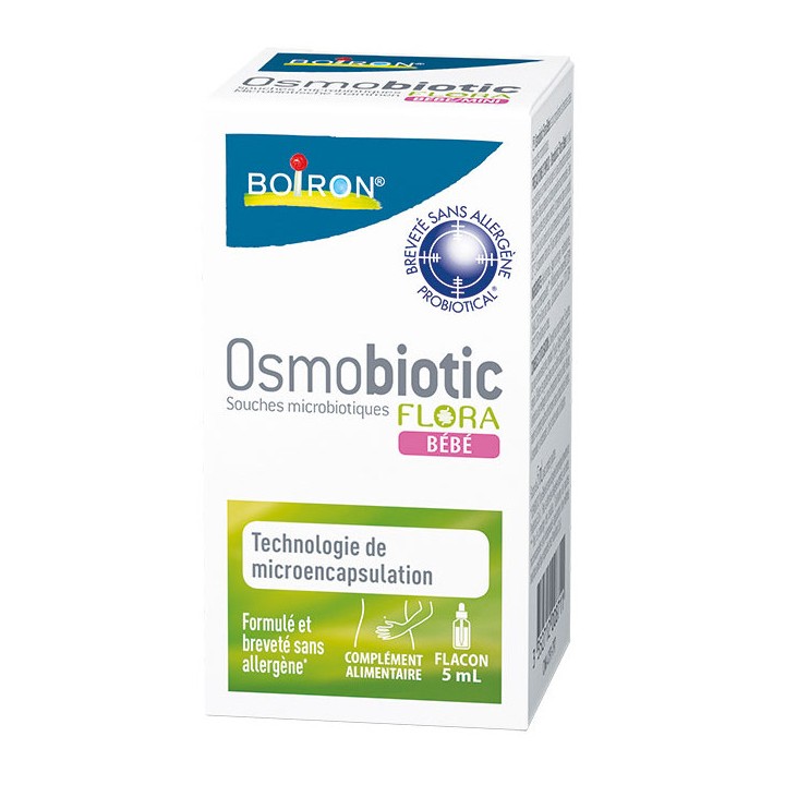 Osmobiotic Flora bébé 5ml - Boiron - IllicoPharma