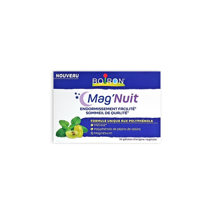 Mag Nuit x30 gélules Boiron - IllicoPharma