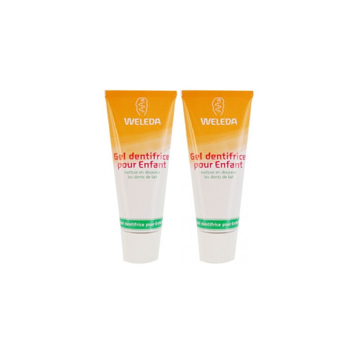 Dentifrice enfant 2x50ml - Weleda - Pharmacie sur internet IllicoPharma