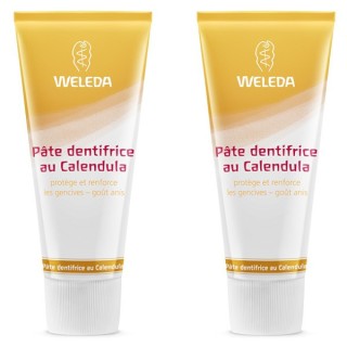 Dentifrice au calendula 2x75ml Weleda - e-pharmacie IllicoPharma