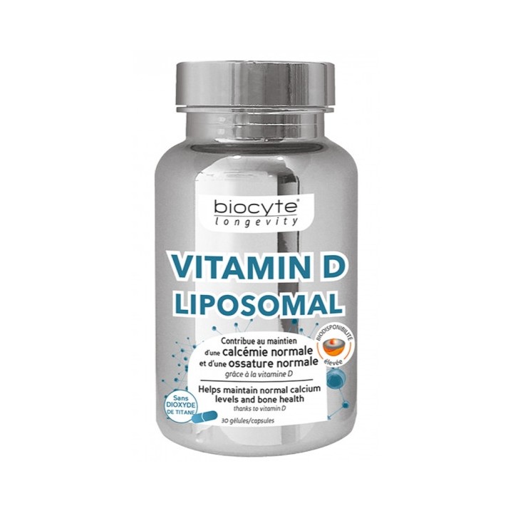 Biocyte Vitamin D Liposomal x30 gélules