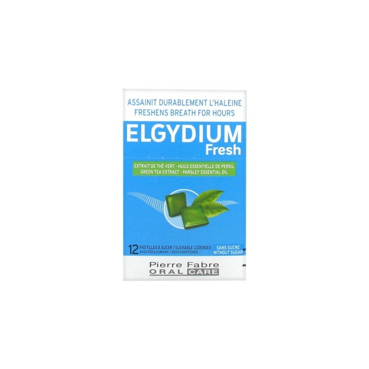 Elgydium Fresh 12 pastilles - Pierre Fabre - Mauvaise haleine - IllicoPharma