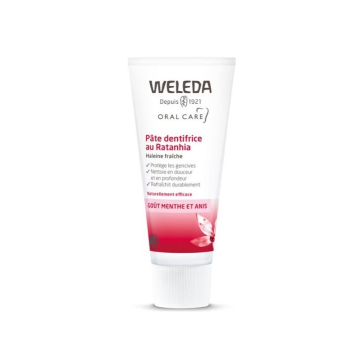 Dentifrice au Ratanhia - Weleda - Pharmacie en ligne IllicoPharma