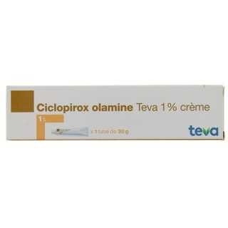 Ciclopirox Teva 1% crème 30g, Mycoses, Pharmacie en ligne IllicoPharma