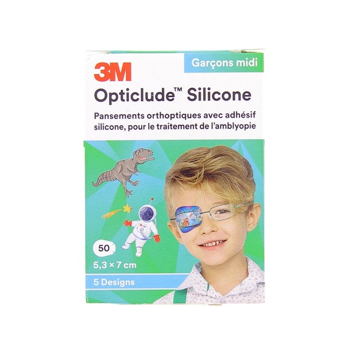 Opticlude Silicone Design Boy Midi 3M
