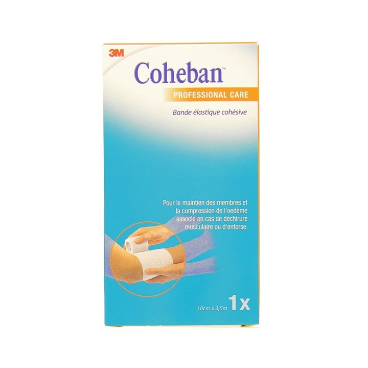 Coheban bande de contention blanc 10cm x 3,5m 3M