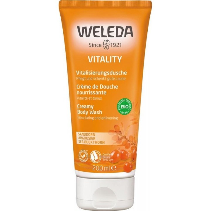 Crème de douche Vitality 200ml Weleda
