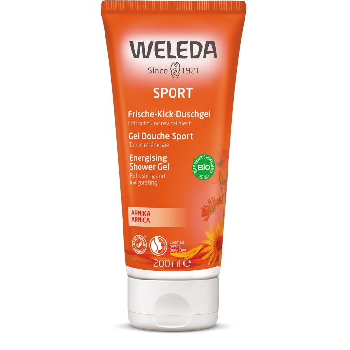 Sport Gel Douche à l'Arnica 200ml - Weleda - IllicoPharma