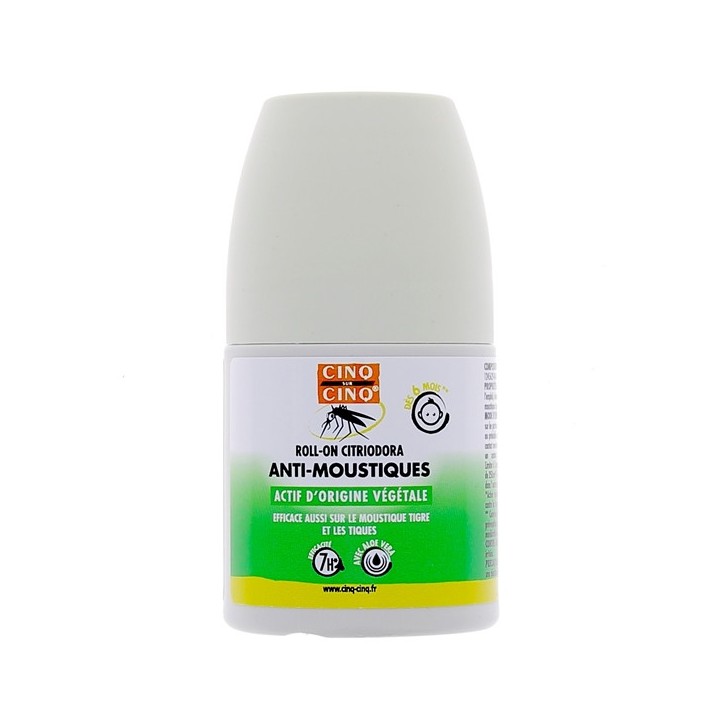Roll-on Citriodora anti-moustiques 50ml cinq sur cinq