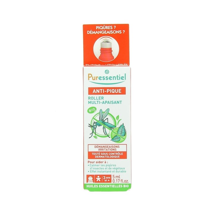 Anti-pique Roller Multi-Apaisant Bio 5ml Puressentiel - IllicoPharma