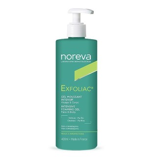 Exfoliac gel moussant Noreva 400ml - Peaux grasses et à imperfections - IllicoPharma