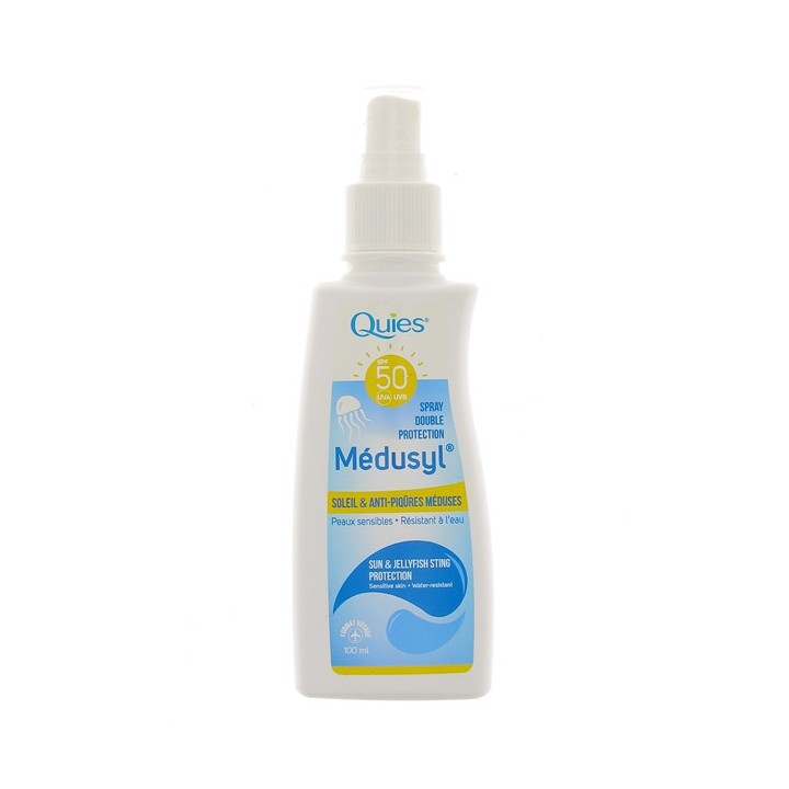 Médusyl soleil et anti-piqûres méduses 100ml Quies