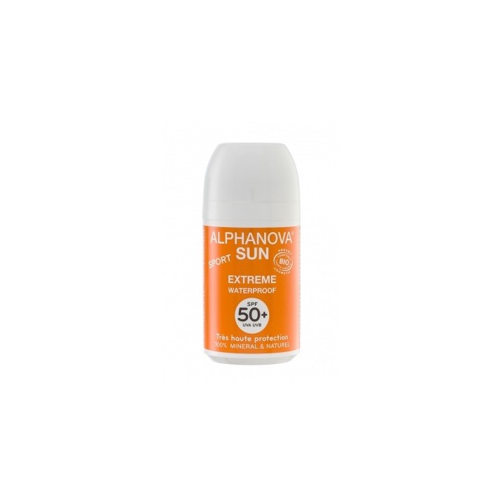 Roll-on sun sport extreme waterproof SPF50+ Alphanova