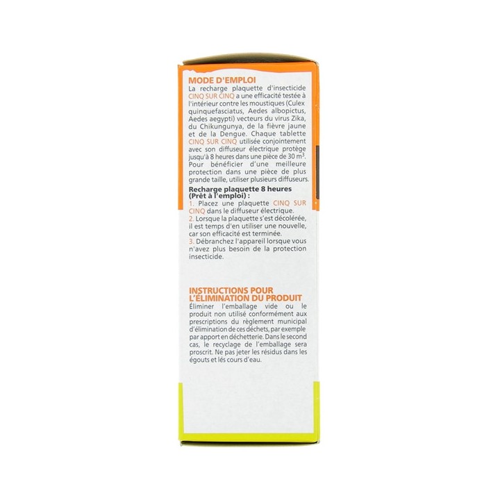 Recharge Cartouche pour diffuseur - Cinq sur Cinq - IllicoPharma