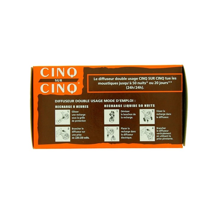 Diffuseur électrique double usage - Cinq sur Cinq - IllicoPharma