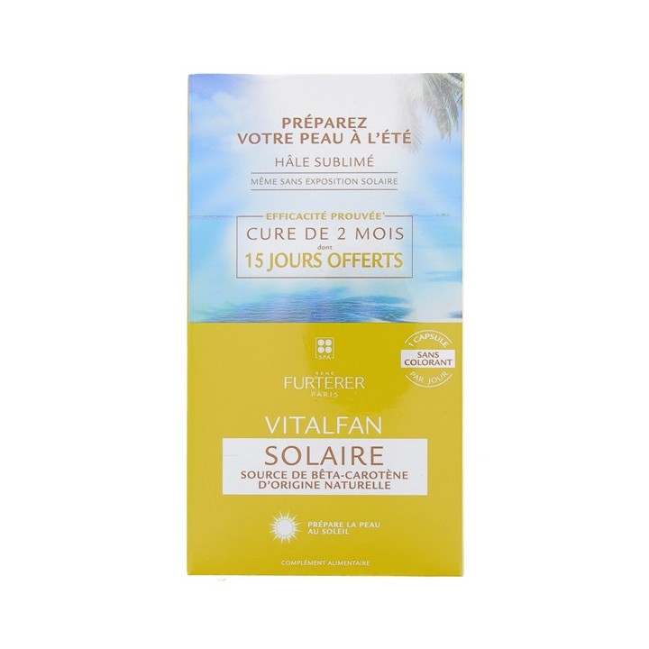 Vitalfan solaire 2x30 capsules Furterer - IllicoPharma