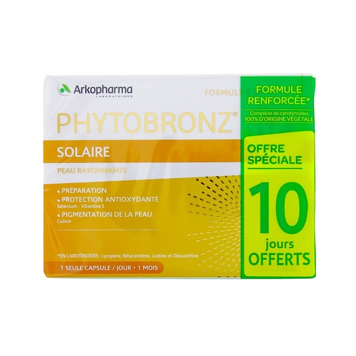 Phytobronz Lot de 2 - Arkopharma - Préparation au soleil - IllicoPharma